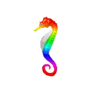 Rainbow Seahorse